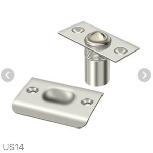 Deltana Satin Nickel Ball Catch